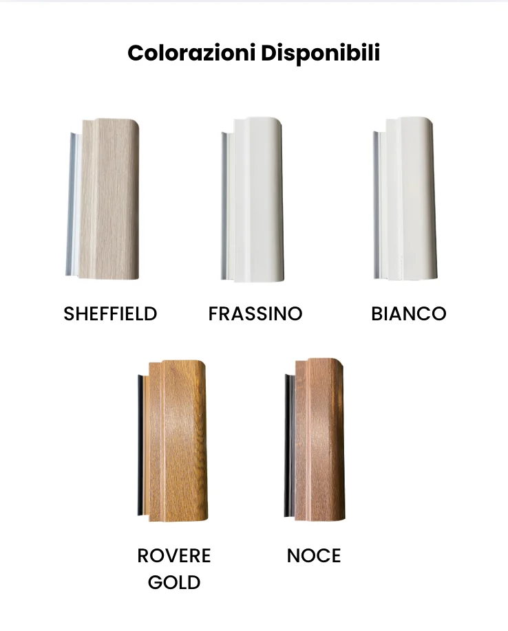 Colorazioni disponibili