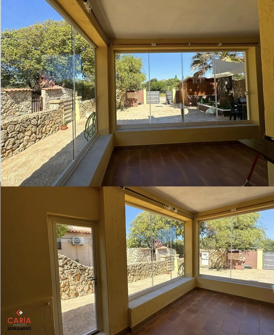 Vetrata panoramica — realizzazione Caria — foto 3