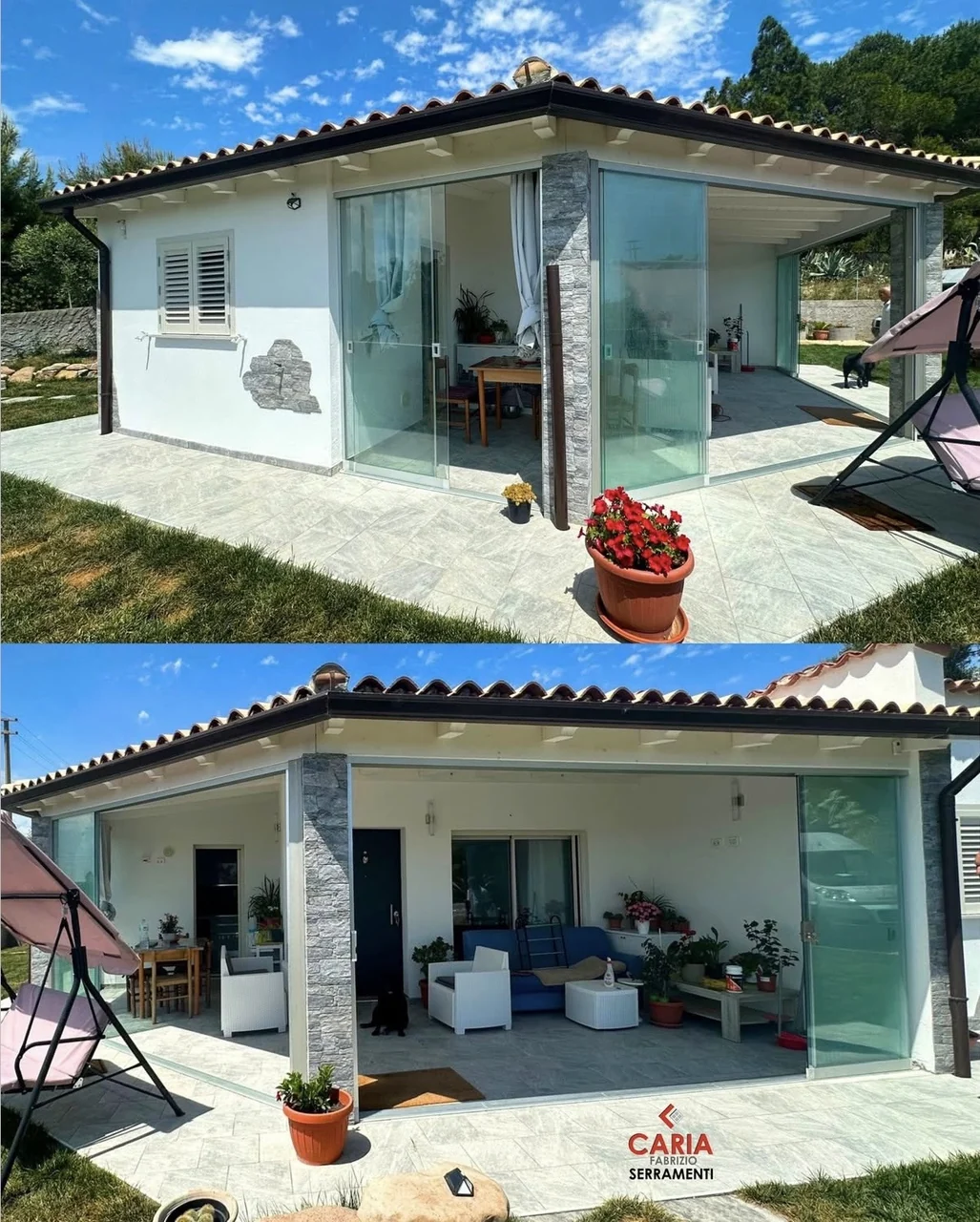 Vetrata panoramica — realizzazione Caria — foto 4